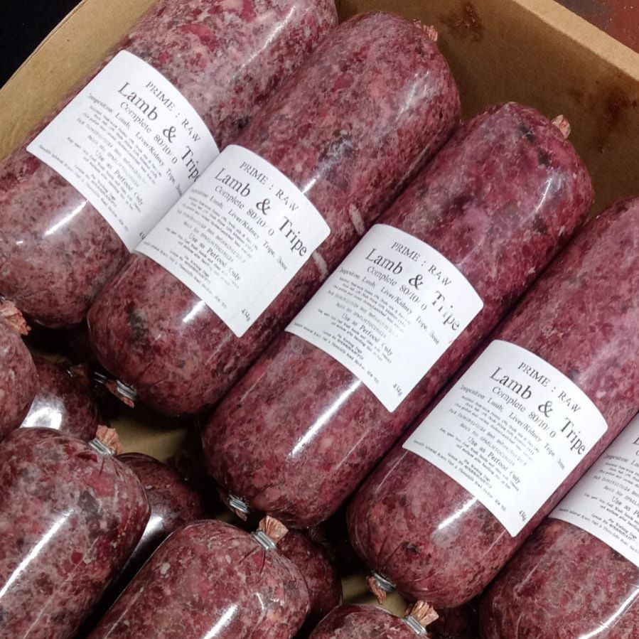 Raw dog food